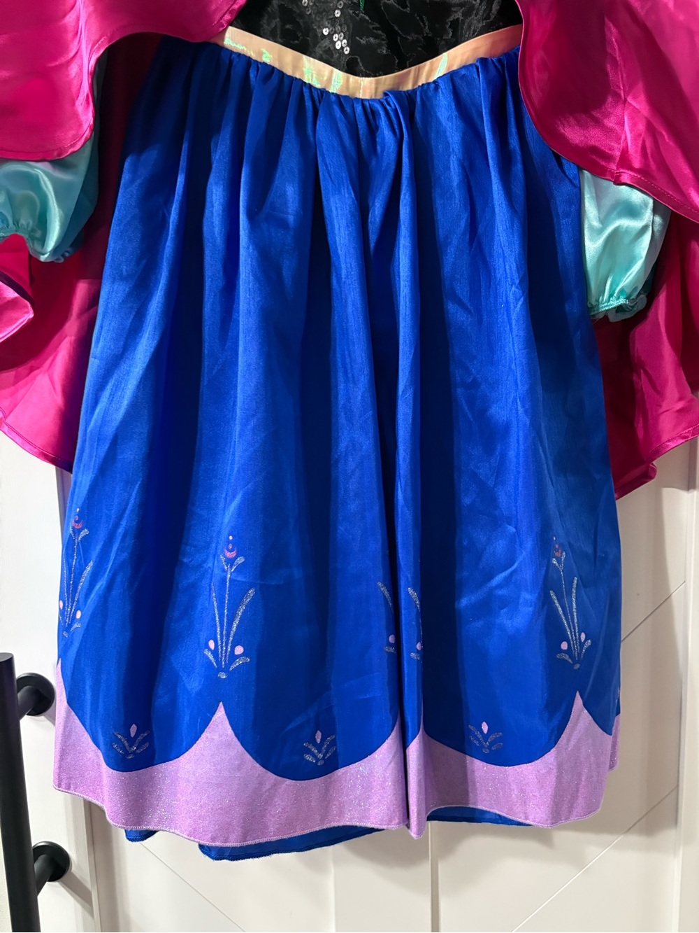 Like New Disney Store Frozen Anna Costume girls 7/8 - Picture 2 of 6